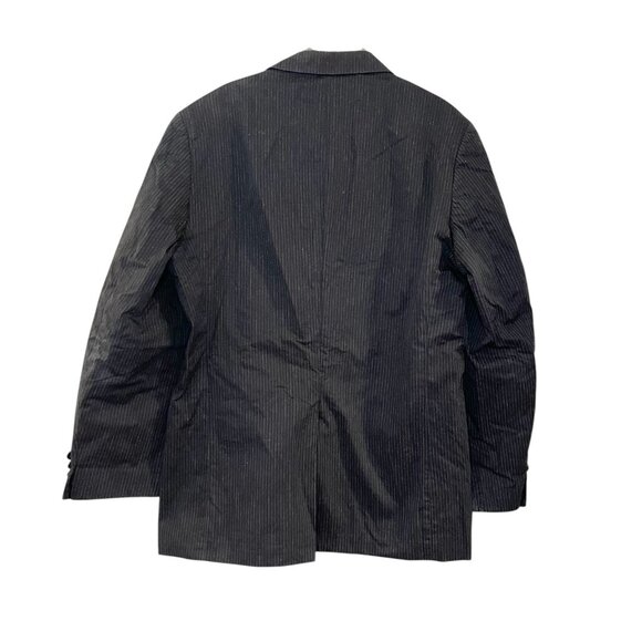 $350 SCOTCH AND SODA Pinstripe Blazer Jacket Rare Denim Blue-Gray Size L 50 - Picture 2 of 7